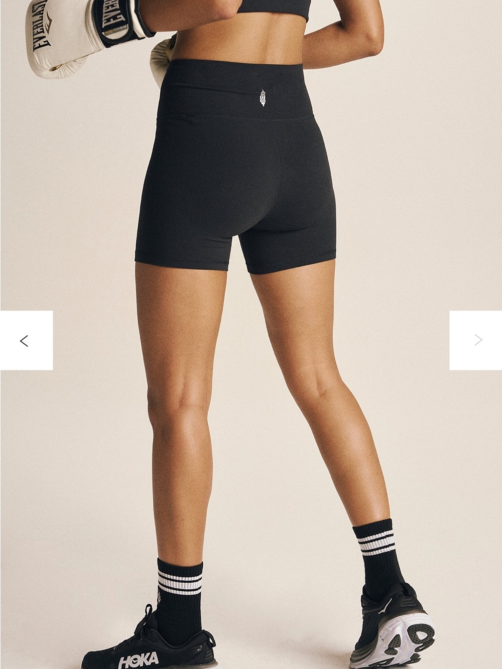 Free people Never Better 5" Bike Shorts High-Waist Black Women’s Training Shorts